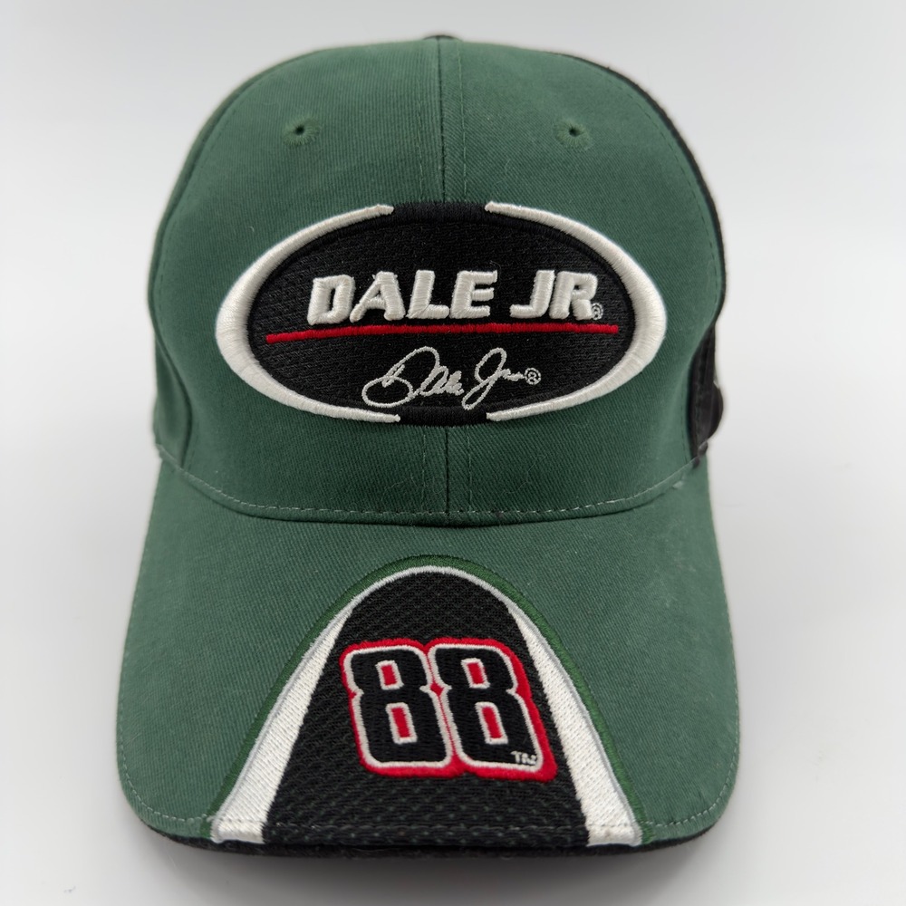Dale Earnhardt Jr 88 NASCAR Hat Winners Circle Amp Energy Green Black Strapback‎